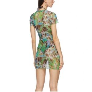 Kim Shui Mesh Tropic Mini Dress